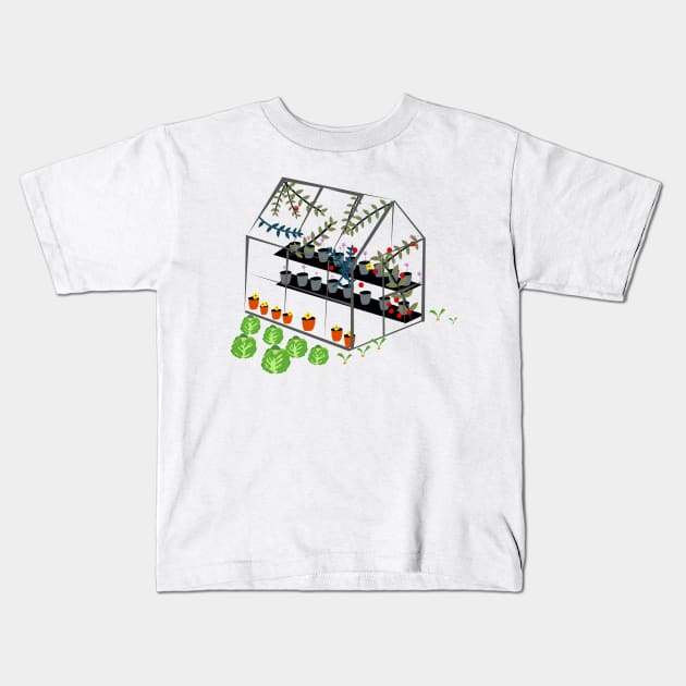 Greenhouse Kids T-Shirt by nickemporium1